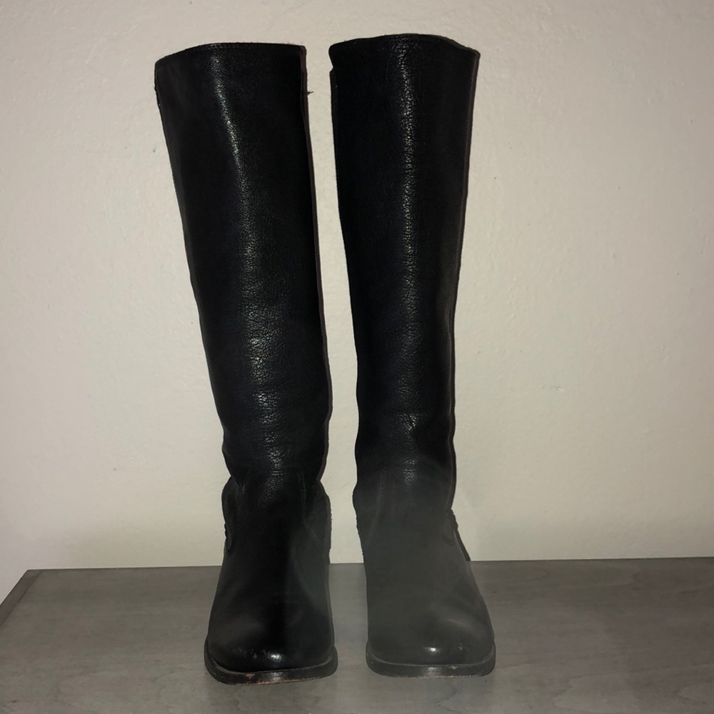Frye Boots in Black Leather